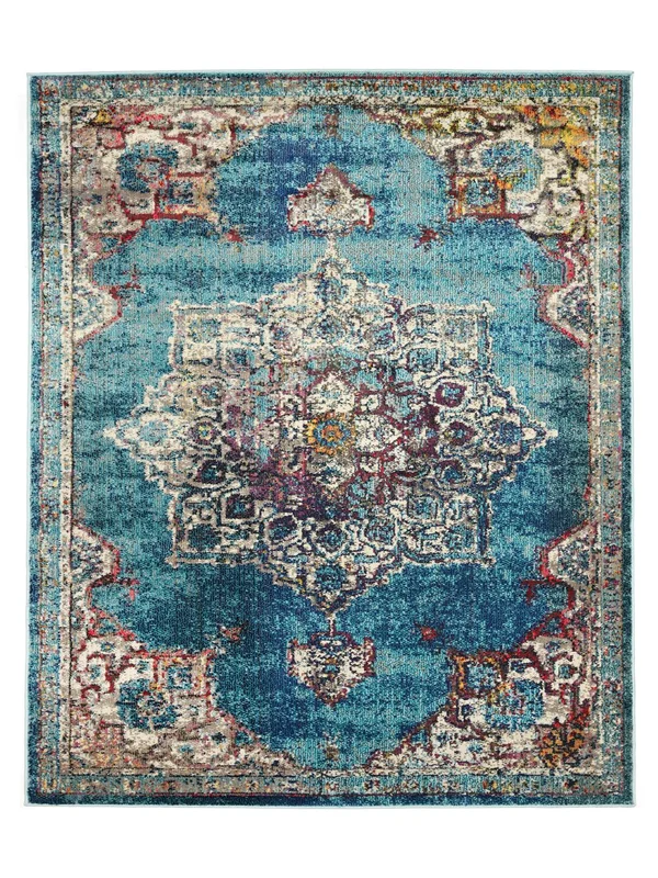 Medallion Large Balmoral Rug - Dark Teal 240X300 Classic Style