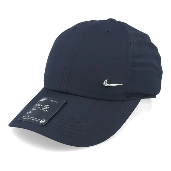Nike - Svart unconstructed Caps - Kids Dri-fit Club Black Dad Cap @ Hatstore