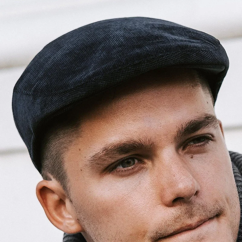 Gorra plana azul Fido Rodolfo para hombres - Boinas para hombre