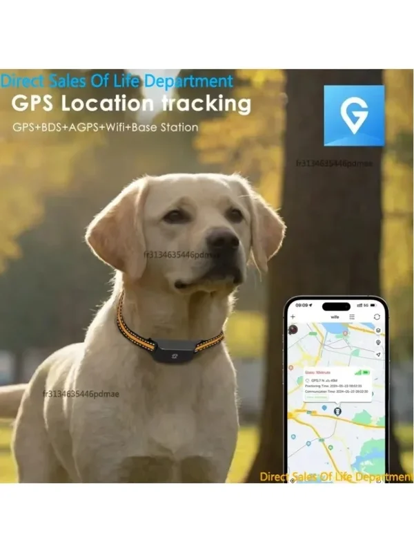 AliExpress - IP67 Wasserdichter 4G GPS-Tracker für Hunde und Katzen Mini Echtzeit Anti-Verlust Haustier-Ortungsgerät Smart-Halsband mit App-Steuerung