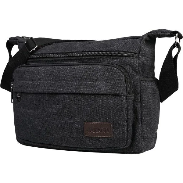 Waterproof Messenger Shoulder Bag 13 Inch Multi Canvas Crossbody Bag for Men Casual Lightweight Outdoor Fishing Bag Camping Green Green