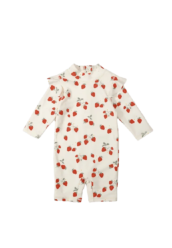 RIKIKI UV-dräkt för baby HANNA Badkläder Röd 86/92