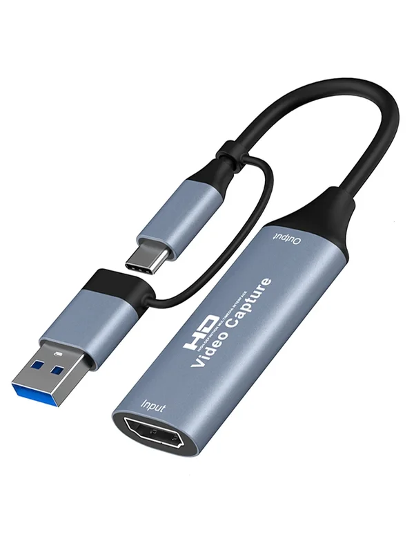 AliExpress - 1080P Capture Card 4K HDMI-kompatibel zu USB-A/USB-C USB2.0 Capture Video Audio Aufnahme für OBS Studio PotPlayer QT Player