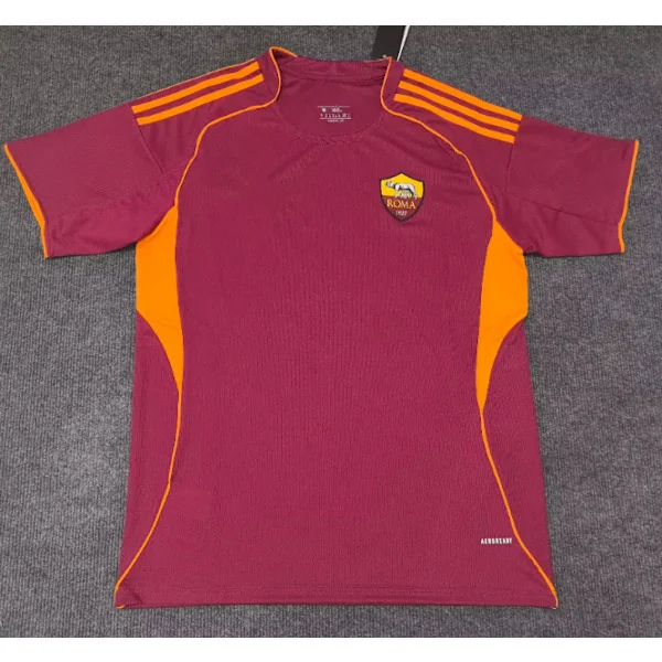 25-26 A.S. Roma Hemma Fotbolls T-shirt Tröja S-2XL