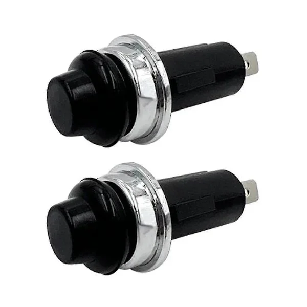 2-pak Grill Trykknapkontakt Erstatning til Spirit E S 210 220 310 315 320 330 Frontkontrol Gasgrill, Sort