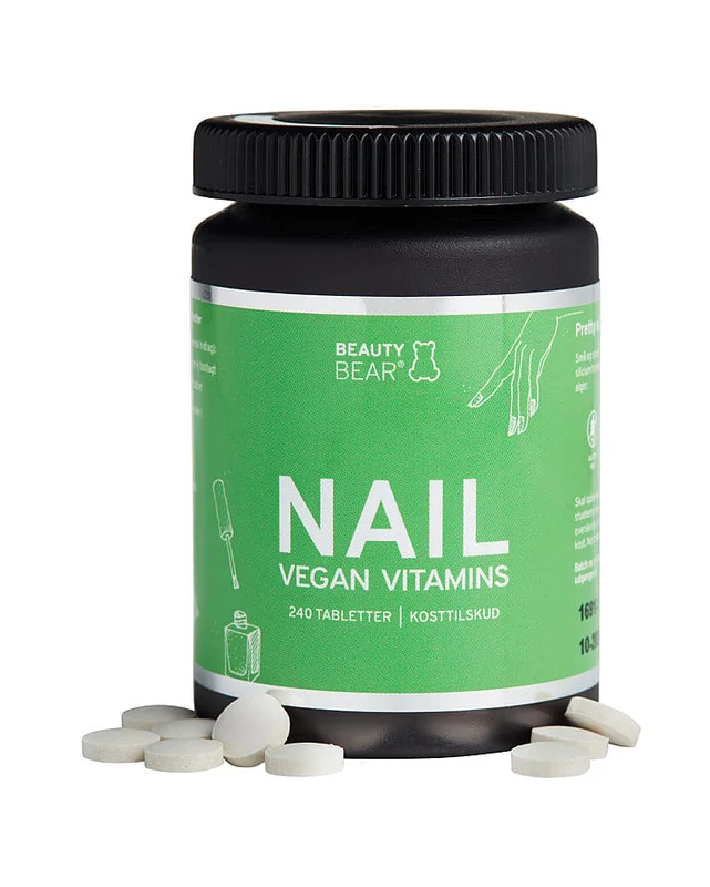 Spar 25% • Køb 2, Beauty Bear NAIL 240 tabl, Helse & Madvarer, Kosttilskud, Øvrige Kosttilskud