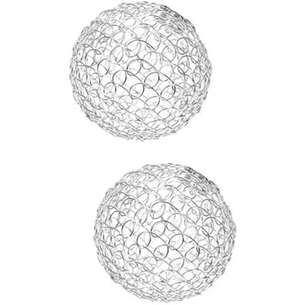 10x10 2 delar smidesjärn lampskärm sänglampa lampskärm ljuskrona lampskärm boll lampskärm järn glob lampa skydd skrivbordslampa tillbehör
