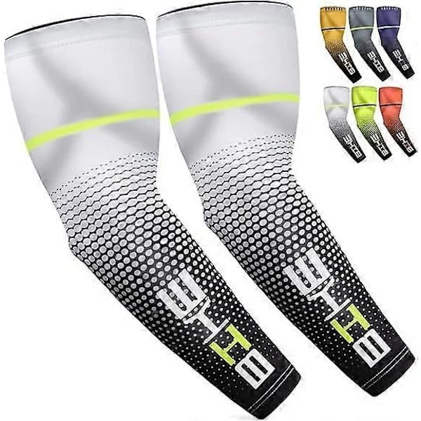 UV Sun Protection Cooling Compression Sleeves Arm Covers Men Women Sports