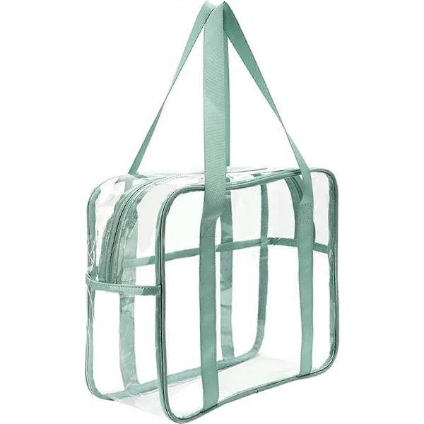Klar Tote Taske Gennemsigtig Kosmetik Makeup Toilet Taske Letvægts Vandtæt Organizer Stor Opbevaring