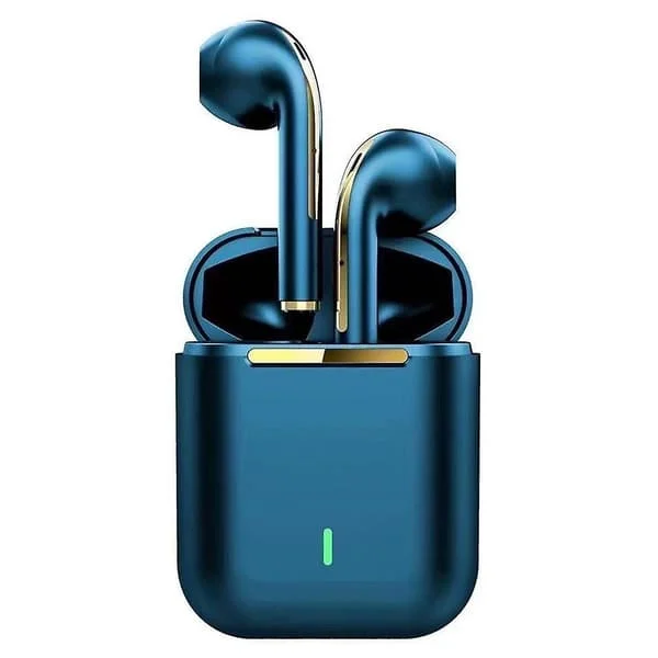 j18 Tws Bluetooth-hörlurar Vattentäta Stereo Musik Gaming Trådlösa Headset (Safir)