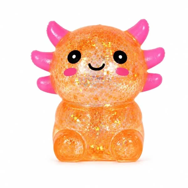 Axolotl Squishy Stressboll, Söt Mjuk Långsamt Stigande Squishy Leksak, Lugnande Fidget Klämleksak Sensorisk Leksak för Stresslindring Barn Vuxna