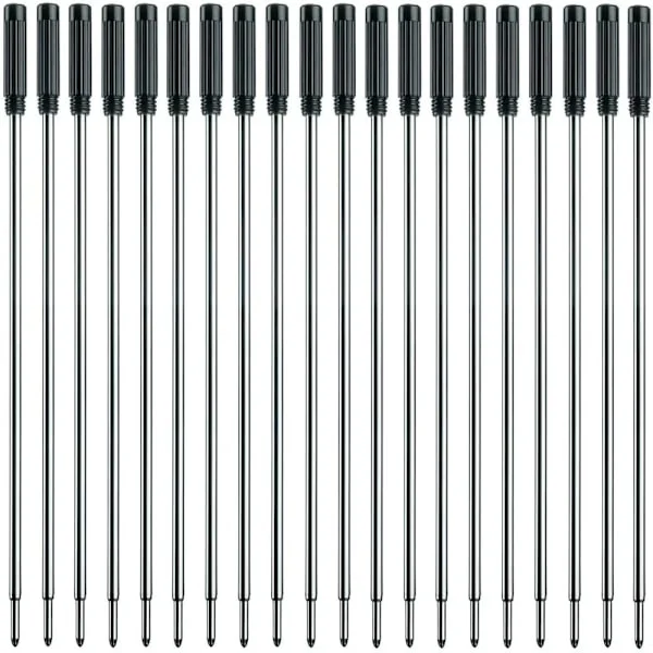 20 stk. Cross Pen Refills Svart Blekk Pen Refills