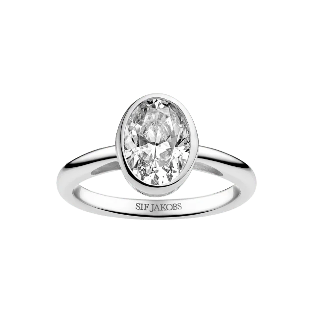 Sif Jakobs Jewellery Ring Sardinien Ovale Grande Ringar Dam Silver 52