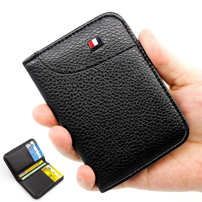 AliExpress - Draagbare superslanke zachte portemonnee PU-leer Mini creditcard portemonnee portemonnee kaarthouders heren portemonnee dunne kleine 