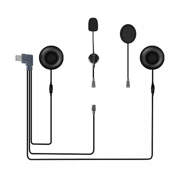 EJEAS Q8 Helmet Headset, USB C, Two Microphones