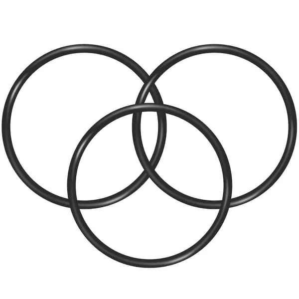 [2F]Vann 151122 Erstatnings-O-ringer For Stor Blå O-ring Buna-n (3-pakning)