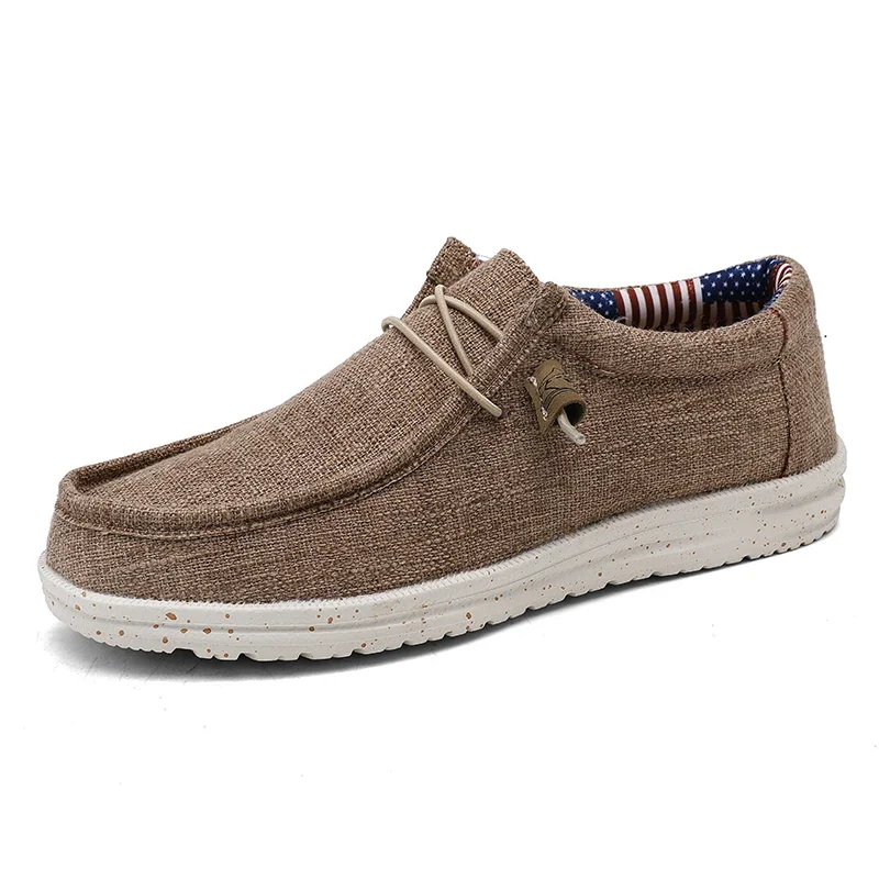 AliExpress - Marke Männer Casual Schuhe Mode Denim Leinwand Schuhe Atmungsaktive Männer Zu Fuß Flache Schuhe Outdoor Große Größe Licht männer Schuhe 
