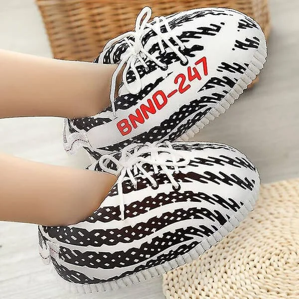 Unisex Varma Hemmatofflor för Vinter Yeezy Kvinnor/Män Sneakers Dam Inomhus Bomullsskor Dam Hus Golvkängor