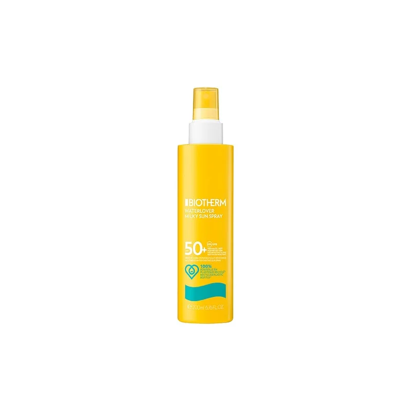 Biotherm Waterlover Milky Sun Spray SPF 50 200 ml, Hudpleje, Solcreme, Solcreme Til Ansigtet