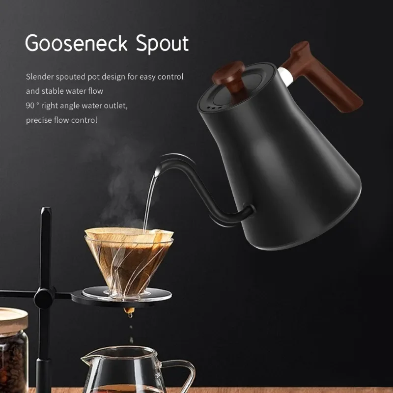 AliExpress - 1200W Intelligenter Elektrischer Wasserkocher mit Konstanter Temperatur Handgebrühte Kaffeekanne Schwanenhals-Kanne zum Aufbrühen von 