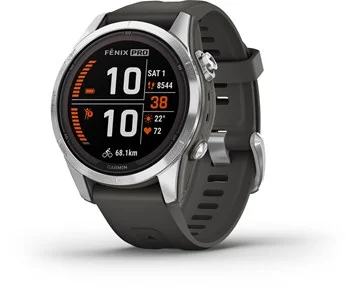 Garmin-Fenix 7S Pro Solar 42mm Silver-Treningsklokke for både hverdag og eventyr-Personal training-Smartklokker fra Garmin