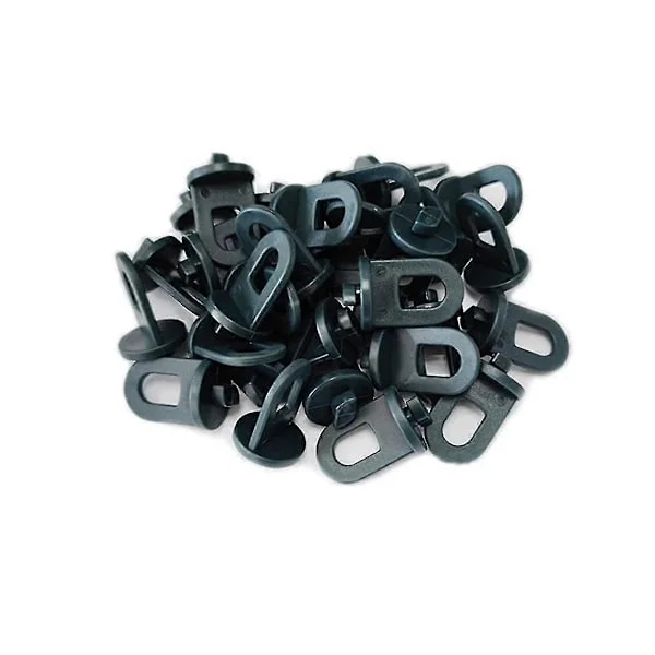 100 Pcs Greenhouse Hooks Hangers, Plastic Greenhouse Twist Clips Fastening Clamps Greenhouse Insulation Accessories-FX-