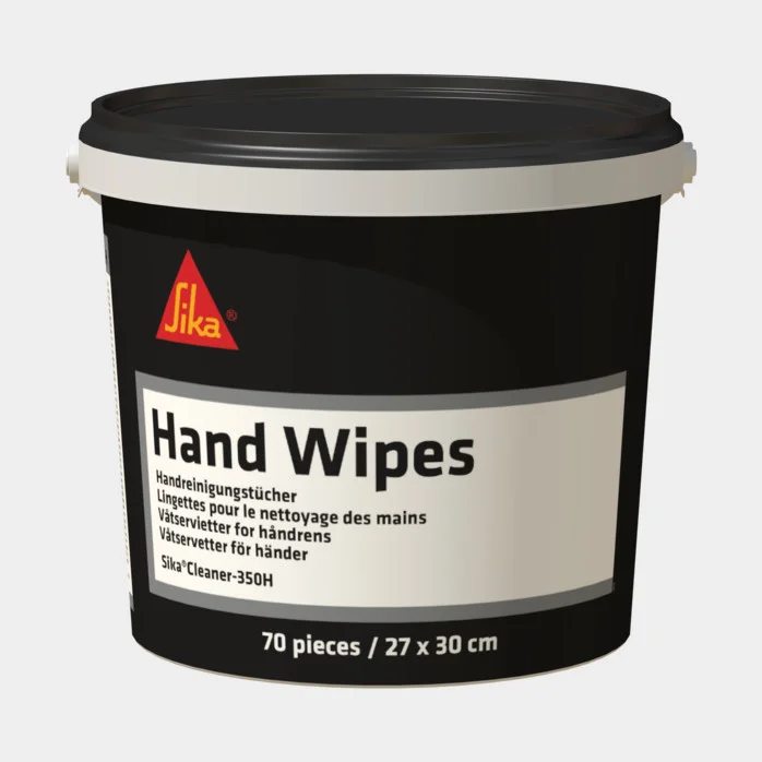 Cleaning wipes / wet wipes Sika Hand Wipes Cleaner-350H, 27 x 30 cm, fine, 70-pack