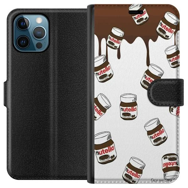 Kompatibelt Plånboksfodral till Apple iPhone 12 Pro Max Nutella Kawaii Style Söt Dessert
