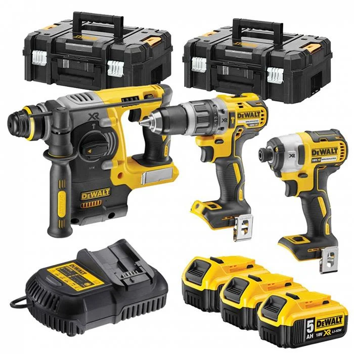 Dewalt DCK368P3T Verktygspaket, Maskiner
