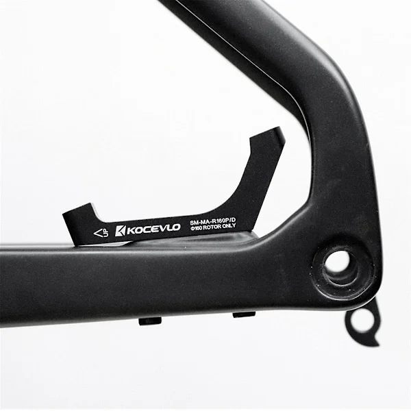 R160P-D Bakre Flat-Mount till Post-Mount Bromsok Adapter för 160mm Rotor Väg Skivbroms FM till PM