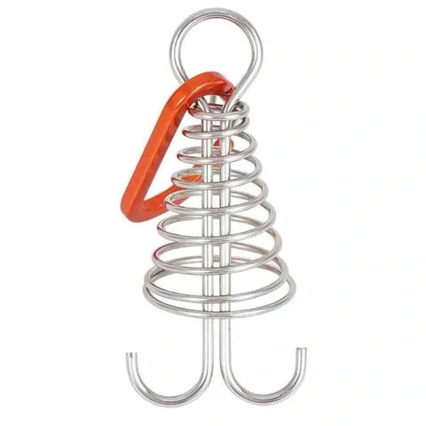 Dekksanker, vindtett blekksprutlignende teltfeste i aluminiumslegering med fjærspenner, portable tauankere, campingteltplugger