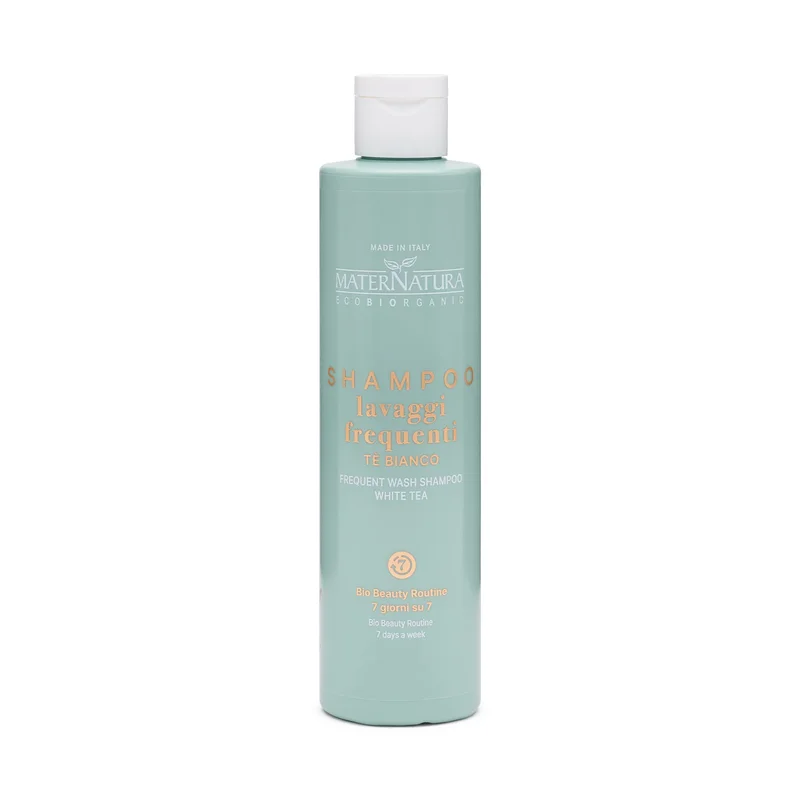 MATERNATURA Shampoo Lavaggi Frequenti Tè Bianco 250ml - Uso Frequente