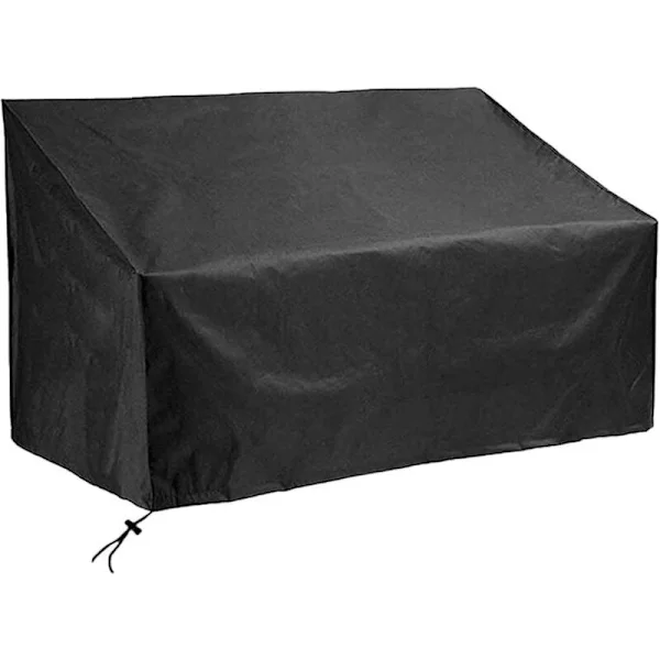 Protective Cover for 3-Seater Garden Bench, Waterproof Outdoor Bench Cover 210D Oxford Fabric Anti-UV Protective Cover for Bench Chairs Bench Cover