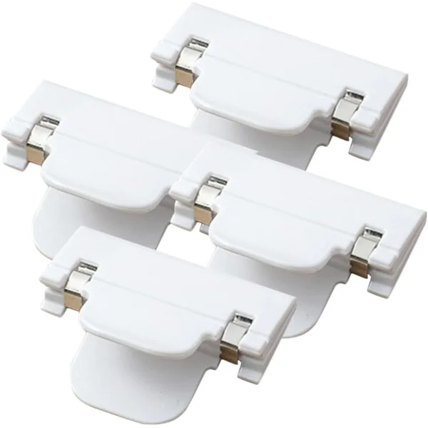 Delar Baby Duvet Cover Fastening Clips, White PS, Needle-Free, Optimal Safety, for Fastening Sheets and Blankets