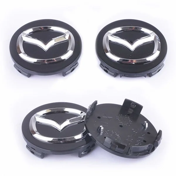 Mazda02 - 56MM 4-pack Centrumkåpor Mazda