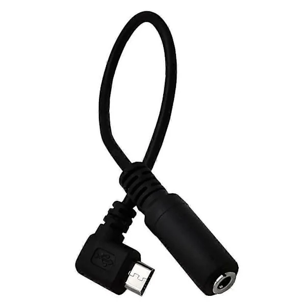 Micro USB til 3,5 mm Jack Lydadapterkabel Fremragende Lyd Lydkabler