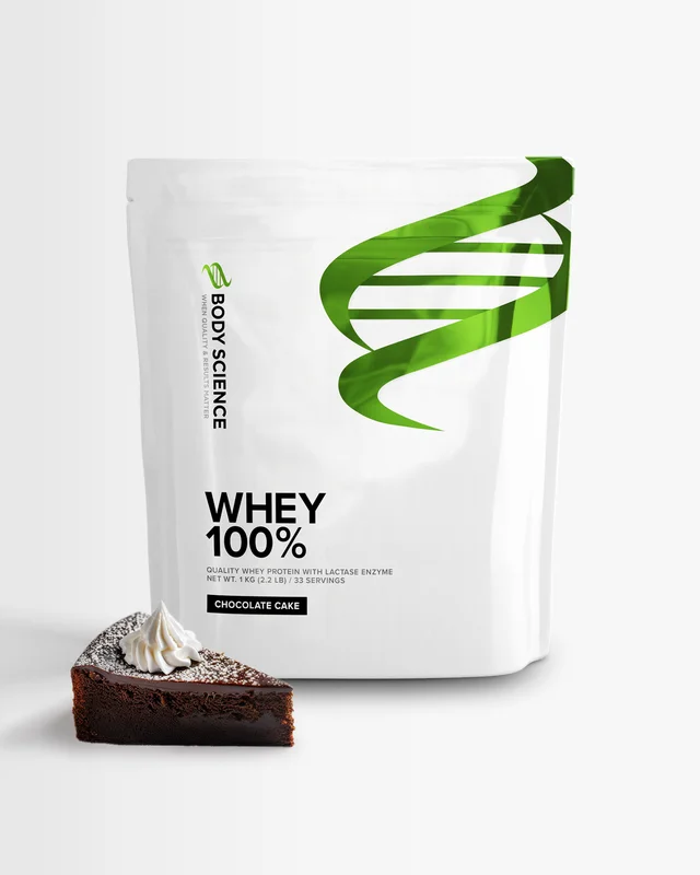 Proteiininjauhe Whey 100% - 1 kg - Chocolate - Body Science - Heraproteiini, Proteiini