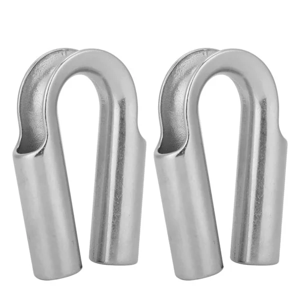 304 Rostfritt Stål Båt Vinsch Rep Fingerborgar 6mm 2st