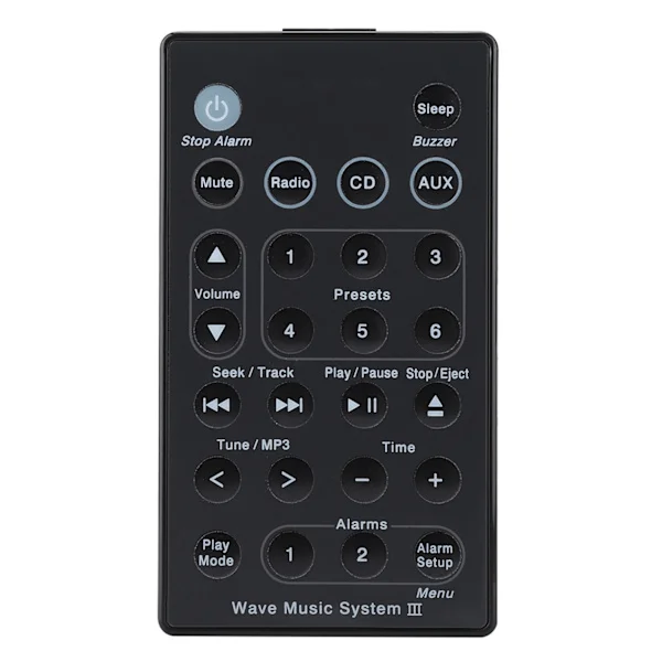 Flerfunktionsfjärrkontrollersättning för Bose Wave Music System Radio CD