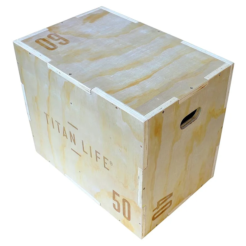Titan Life træningsudstyr Plyo Box Wood, Sport & Velvære, Fitnessudstyr, Øvrigt