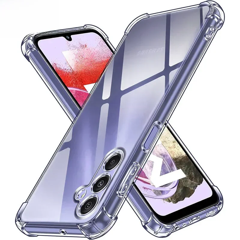 AliExpress - Schokbestendig Clear Silicone Soft Case Voor Samsung Galaxy S24 S23 S21 FE S22 Plus Ultra 5G Achterkant shell Voor S 23 22 Ultra Dunne