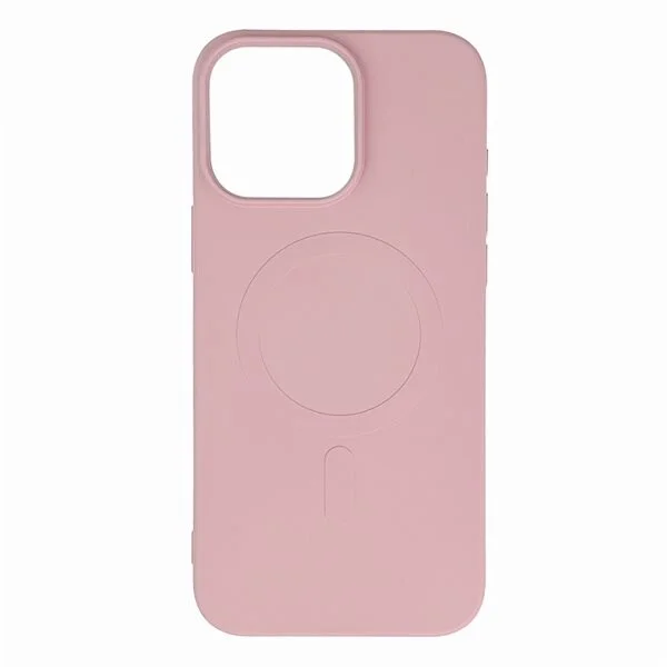 Liquid Silicone Case MagSafe for iPhone 16 Pro Max - vaaleanpunainen - vaaleanpunainen
