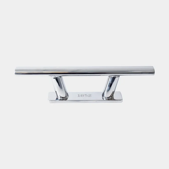Cleat / bollard for boat 1852-Marine, stainless steel, 200 mm (C/C) 69 mm, silver
