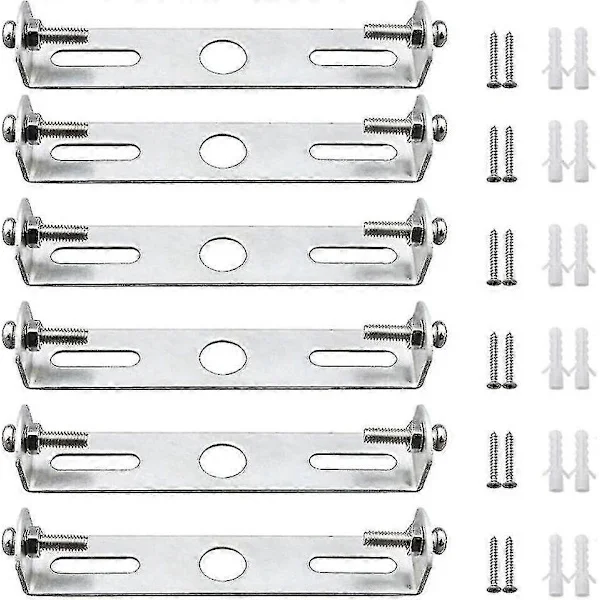 6-pack Taklampa Fixtur Fäste Taklampa Platthållare Taklampa Plattor 95mm Med Skruvar Tak Tillbehör Belysning - I Lager