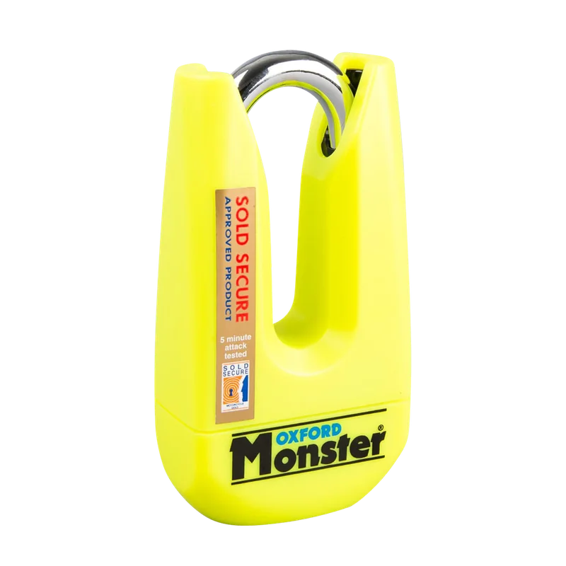 Oxford Monster Brake Disc Lock Yellow