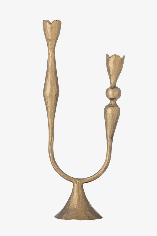 Bloomingville - Vesc Ljusstake - Mässing - Ljusstakar & lyktor - Från Homeroom