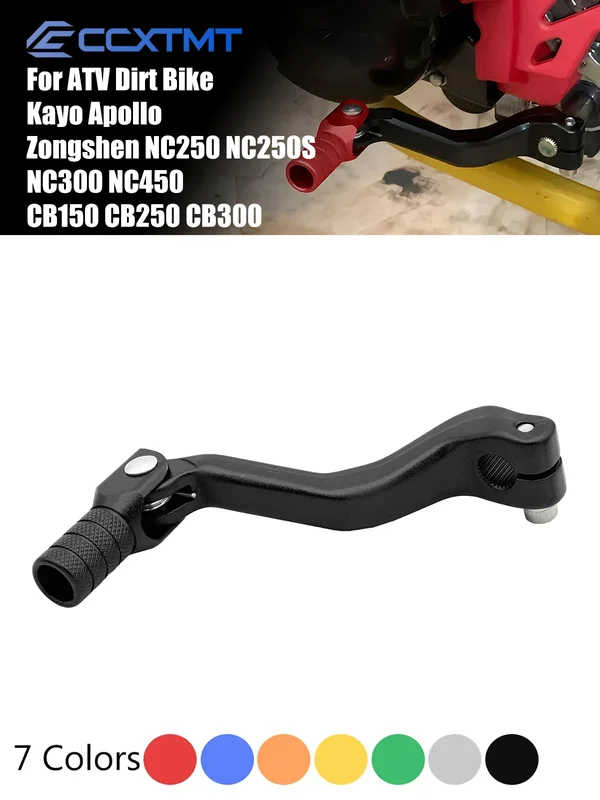 AliExpress - Levier de changement de vitesse pliable en aluminium pour moto, pour ATV Dirt Bike Kayo Apollo Zongshen CB150 CB250 CB300 NC250 NC250S 