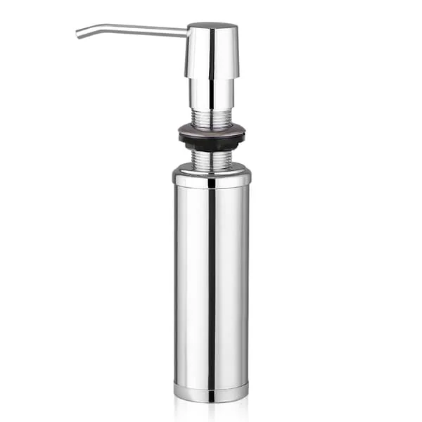 250ML Rustfri Stål Flydende Sæbedispenser Flaske Køkken Badeværelse Brusebad Lotion Shampoo Pumpe
