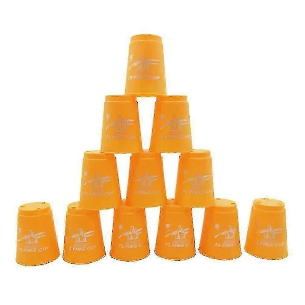Speed Stacks Sport Staplingsmuggar Set, 12 Officiella Tävlingsmuggar, Speed Träningsleksak, Rese-Partyspel Staplingsutmaning