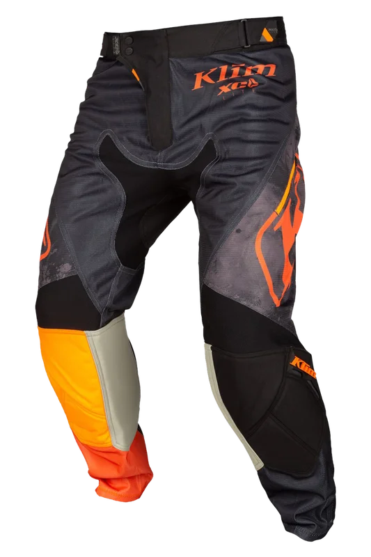 Klim XC Lite Youth MTB Trousers Orange/Corrosion Strike 22
